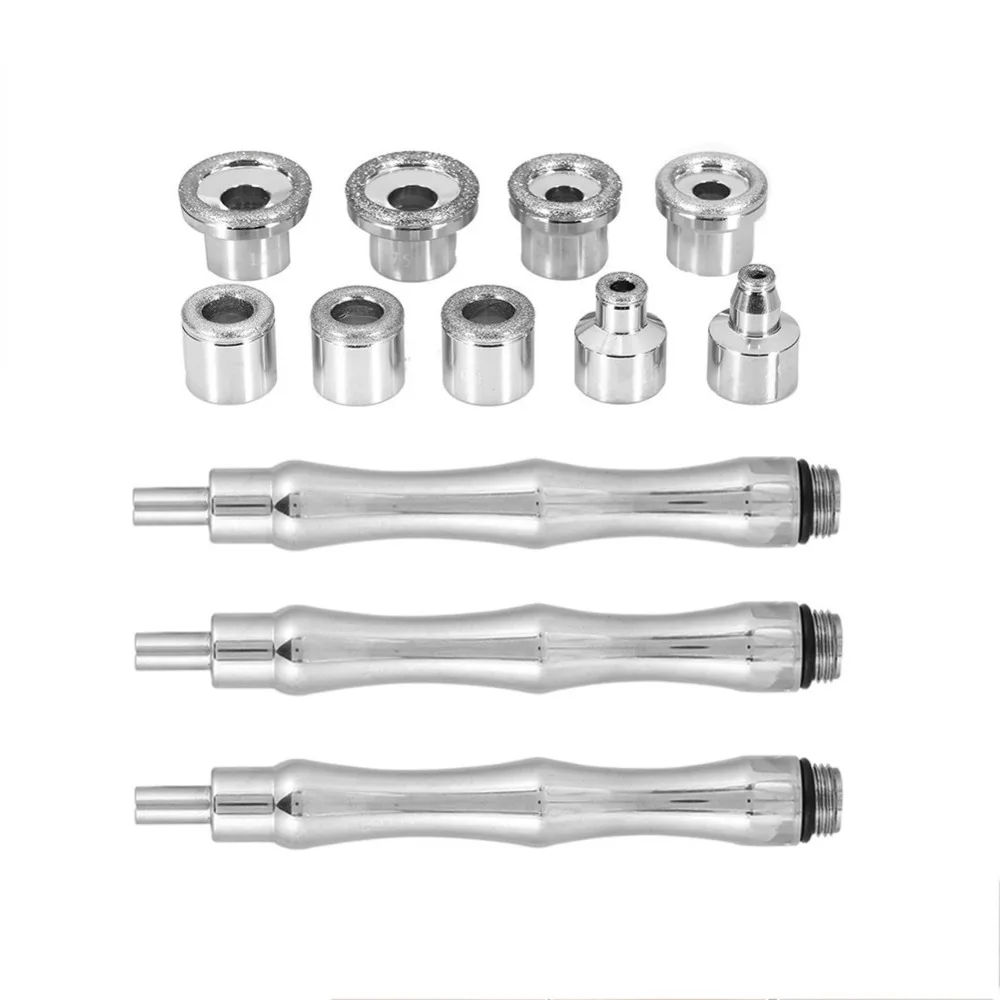 

3 Wand 9 Diamond Tip Microdermabrasion Dermabrasion Kit Facial Skin Peeling Microdermabrasion Care Machine Tool Accessary
