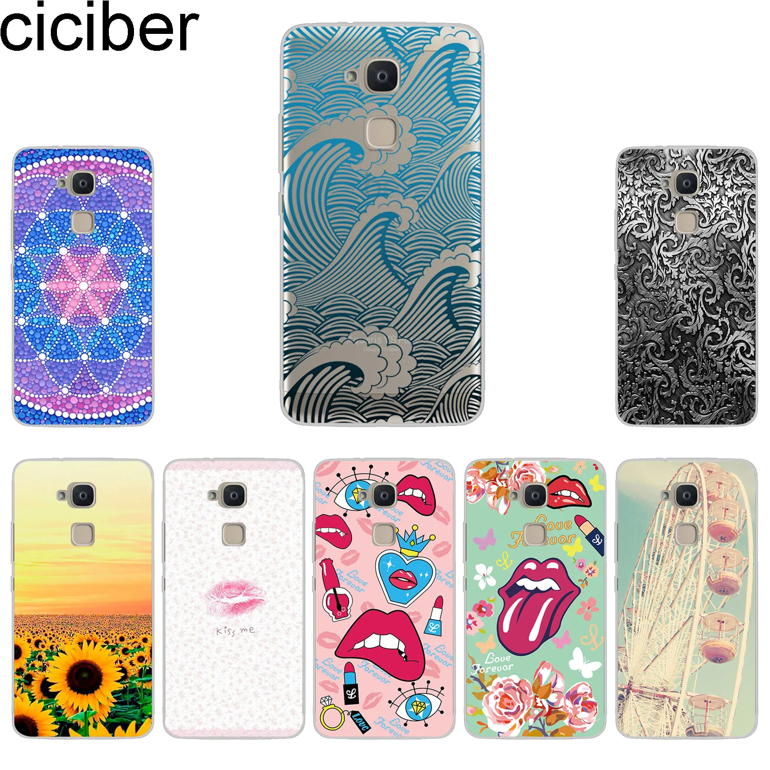 ciciber Phone Case for BQ Aquaris X2 X Pro V VS U U2 Lite Plus Soft TPU Cover E5s 4.5 M5 M5.5 X5 Sunflower Coque |