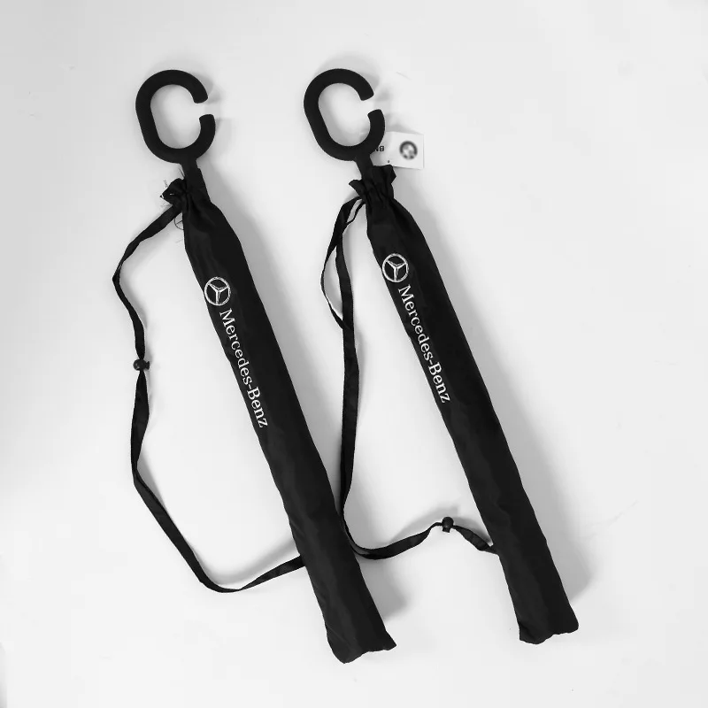 YADA Long Mercedes-Benz Folding Reverse Umbrella Rain Double Layer Inverted Umbrella Car For Women C-Hook Hand Umbrellas YS389