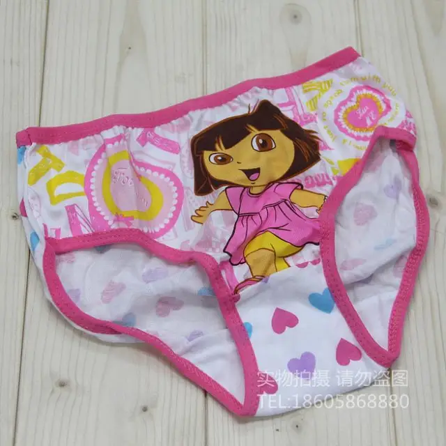 Dora Panties Cartoon Kids Underwear For Girls Pure Cotton Panties Calcinha  Infantil Kids Briefs Bragas Children's Clothing CW-15