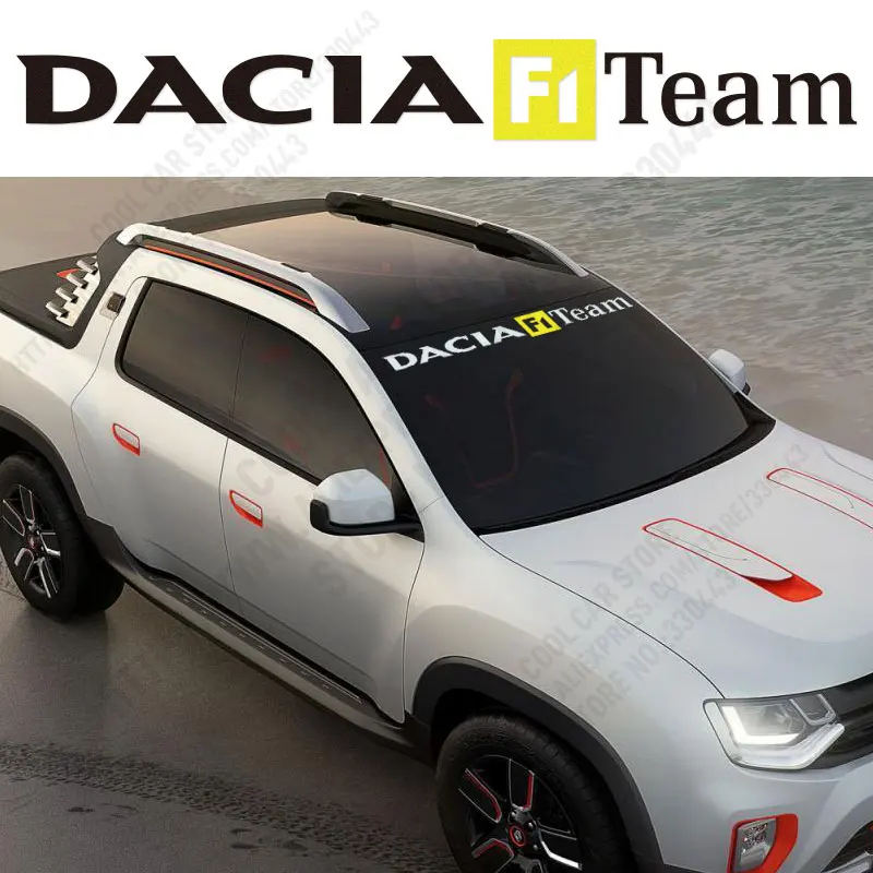 Nouvelle Arrivée Sport Pare,Brise Avant autocollants Décalque de Voiture Car Styling Pour renault dacia duster logan sandero lod.