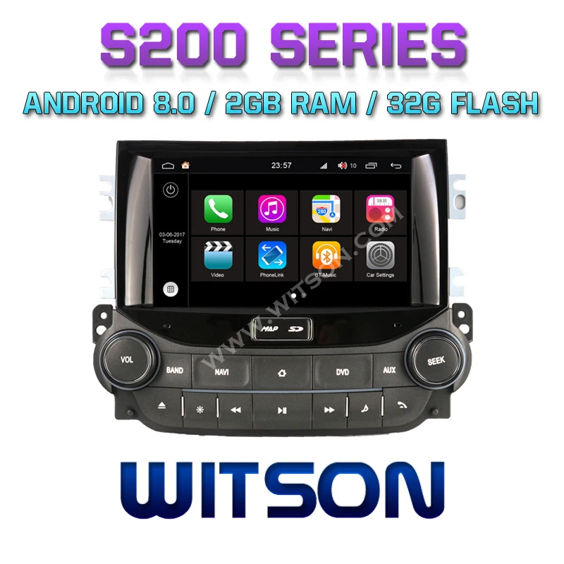 WITSON S200 Android 8,0 HD экран автомобильный DVD для CHEVROLET MALIBU 8 Octa Core 32 ГБ flash gps+ ГЛОНАСС Wi Fi DSP DAB OBD TPMS DVR