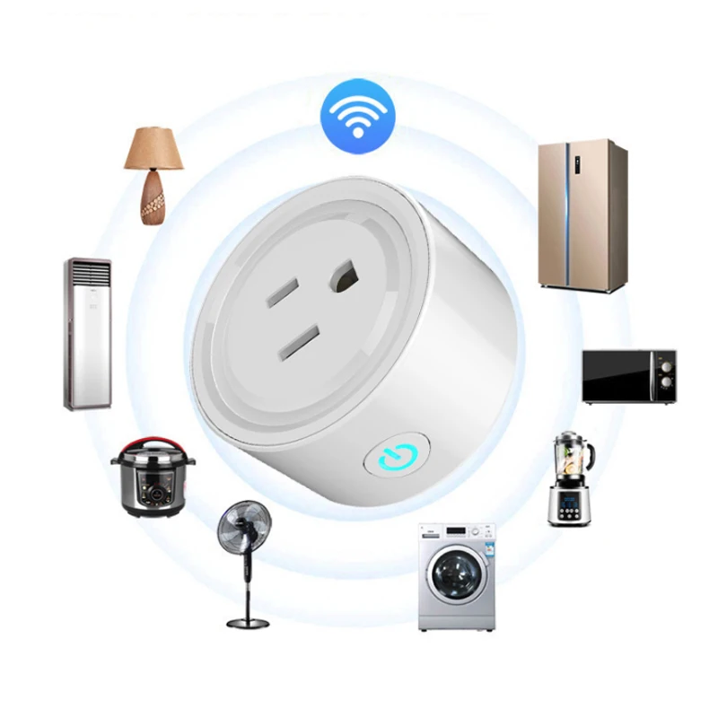 

WIFI US America Plug Smart Timing Socket Wireless Outlet Voice Control Work with Alexa Google home IFTTT