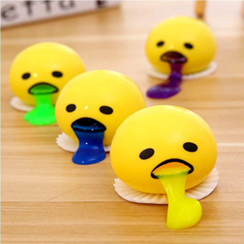 New Tricky Antistress Squishy Vomiting Egg Funny Stress Toy Anti-stress Squeeze Children Adult Creative Toys For | Игрушки и хобби