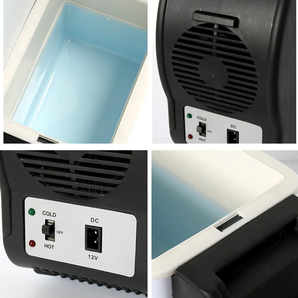 Мини Автомобильный холодильник портативный 12 V 6L холодильник для авто качество ABS Многофункциональный охладитель Морозилка-подогреватель для путешествий дома кемпинга