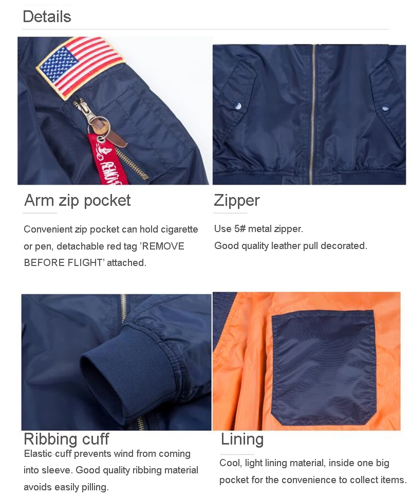 apollo us air force bomber jaqueta de bandeira americana vento de nova hip dropship para homens