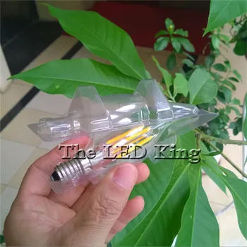 

10PCS Antique Retro Vintage LED Edison Bulb E14 COB LED Filament Light C35 C35L AC220V 240V 6W 12W 18W Lampada LED Glass Bulb
