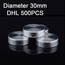 500 PCS Diâmetro 30mm parafuso da tampa tampas tampa publicidade parafusos de fixação standoff parafuso de aço inoxidável 304 espelho parafusos KF855