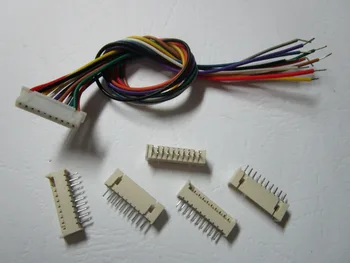 

250 set 1.25mm 10 Pin Male + Female Polarized Connector with 28AWG 5.9inch
