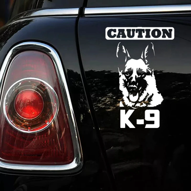 CK2006#15*22см наклейки на авто Caution K9 German Shepherd,Немецкая овчарка водонепроницаемые наклейки на машину наклейка для авто автонаклейка стикер этикеты винила