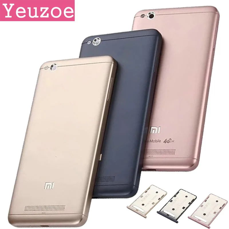 

For Xiaomi Redmi 4A Battery Case Durable Protective Back Case Replacement With SIM Card Tray For Xiaomi Redmi 4 A battery cover