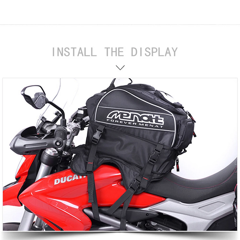 WOSAWE Магнитный Мотоциклетный Бак сумка большой масляный топливный бак сумка водонепроницаемый шлем сумка для мотокросса дорожная багажная сумка мото gps сенсорный экран