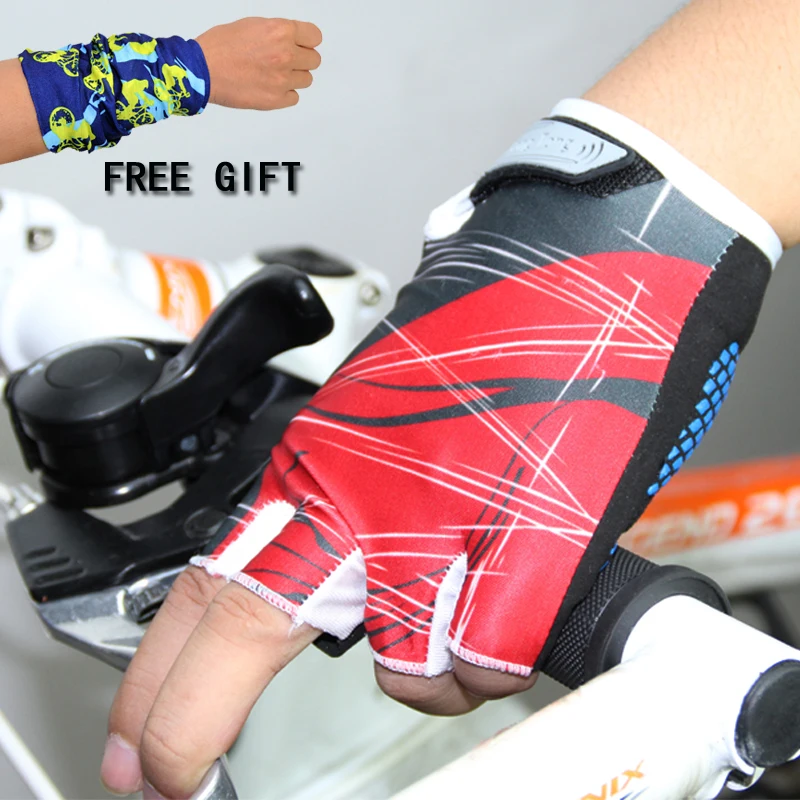 Half finger Glove gel pad breathable Sports Cycling Gloves Gloves Male