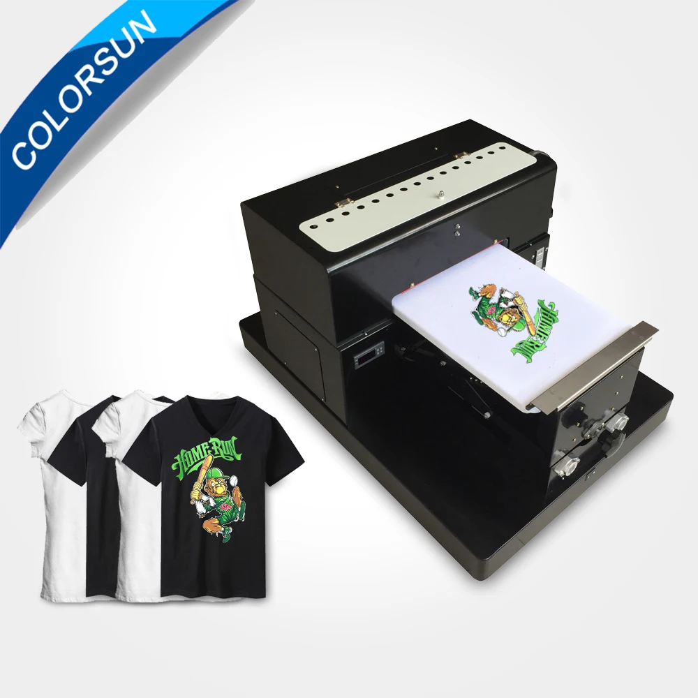 Планшетный принтер Colorsun A3 размером dtg для футболок печать ПВХ карты Epson R1390