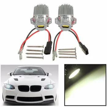 

2PCS 12V 40W LED LIGHT ANGEL EYES R5 XTE RINGS HALO MARKER KITS FOR BMW E90 E91