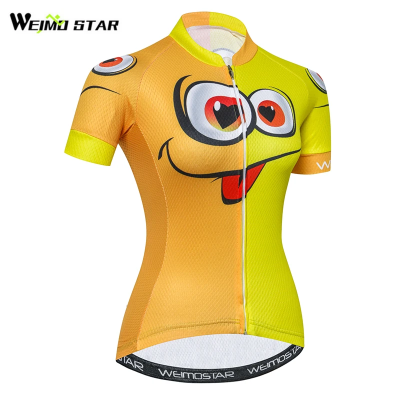 Weimostar Женская велосипедная Джерси одежда из для гонок roupa ciclismo забавная