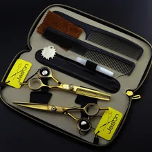 347#4 шт костюм Парикмахерские ножницы 5,5 ''/6'' бренд Джейсон Диаманте Высший сорт 440C ножницы для резки Hair ножницы для волос