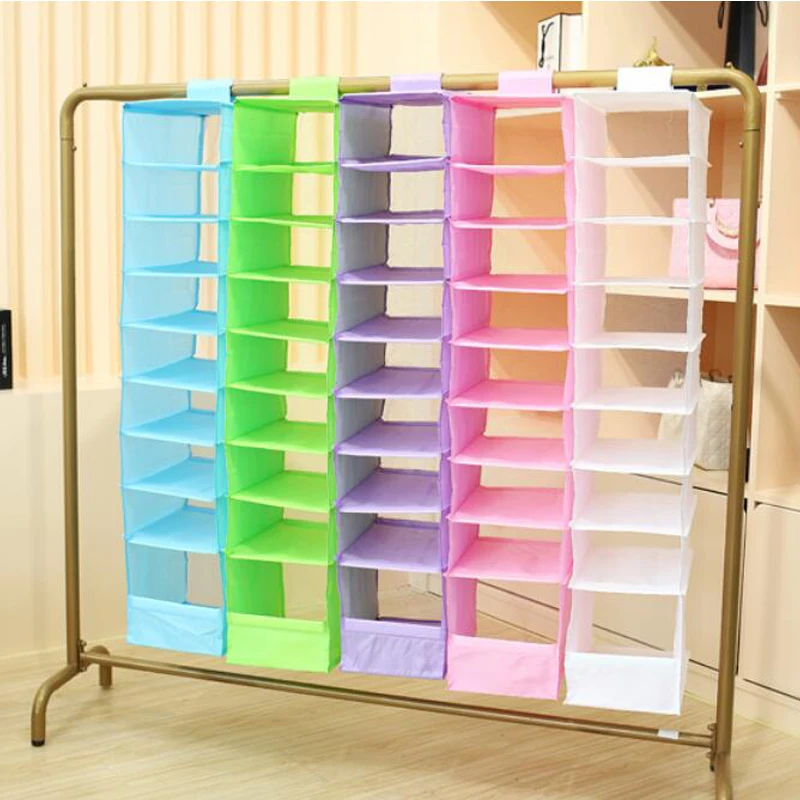 9 celular colgante caja de ropa interior de ropa de Jean de correos de la pared de la puerta organizador de armario Organizadores bolsa 9 celular colgante caja de ropa interior de ropa de Jean de correos de la pared de la puerta organizador de armario Organizadores bolsa