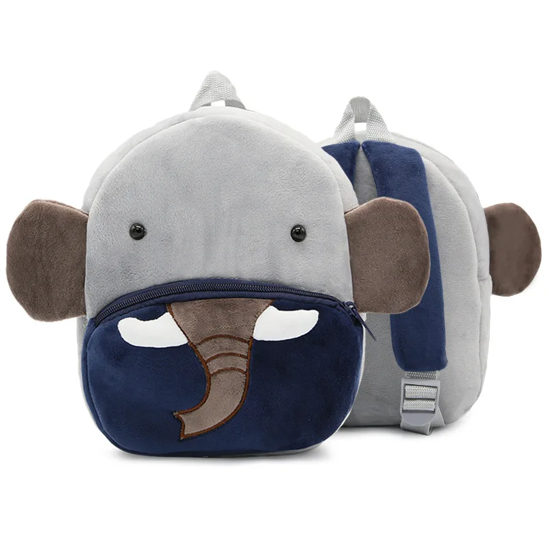 

HPBBKD Fashion New Children School Bag Plush Cartoon Toy Baby Backpack Boy Gril School Bags Gift For Kids Backpacks PJ-028-2