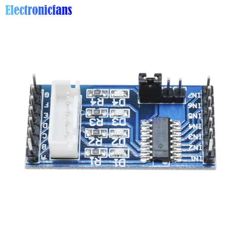10 шт. Драйвер шагового двигателя Доска модуль ULN2003 для 5V 4 фазы 5 линия 28BYJ-48 для Arduino