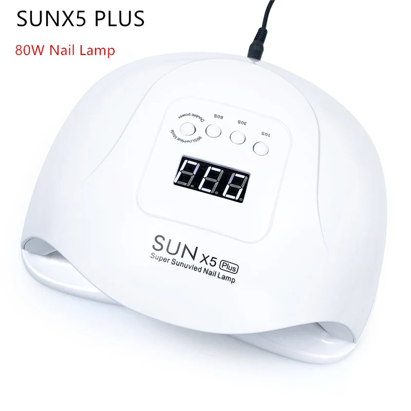 SUNX5 PLUS 80 Вт УФ светодиодный светильник лампа для ногтей профессиональная