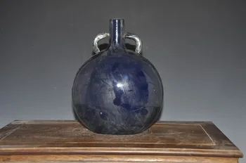 

Antique ceramic porcelain vase Moon shaped flask Low price promotion