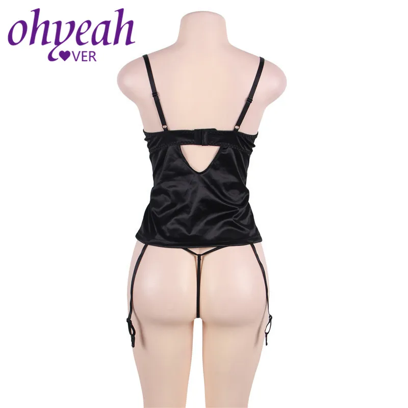 Женское сексуальное нижнее белье Ohyeahlover эротическое размера плюс фиолетовое