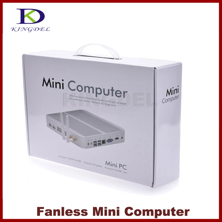 Kingdel Haswell i5-4200U безвентиляторный мини ПК для дома и офиса HTPC 16 Гб RAM + 256 ГБ SSD HDMI 6 * USB TV Box 300 м WiFi Micro настольный компьютер Kingdel Haswell i5-4200U безвентиляторный мини ПК для дома и офиса HTPC 16 Гб RAM + 256 ГБ SSD HDMI 6 * USB TV Box 300 м WiFi Micro настольный компьютер