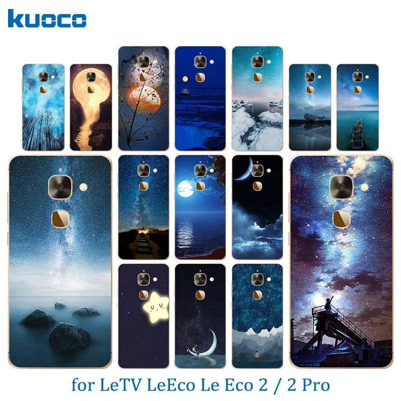 5 дюймов для Letv LeEco Le Eco 2/2 Pro Чехол телефона мягкий силикон с узором ночного неба