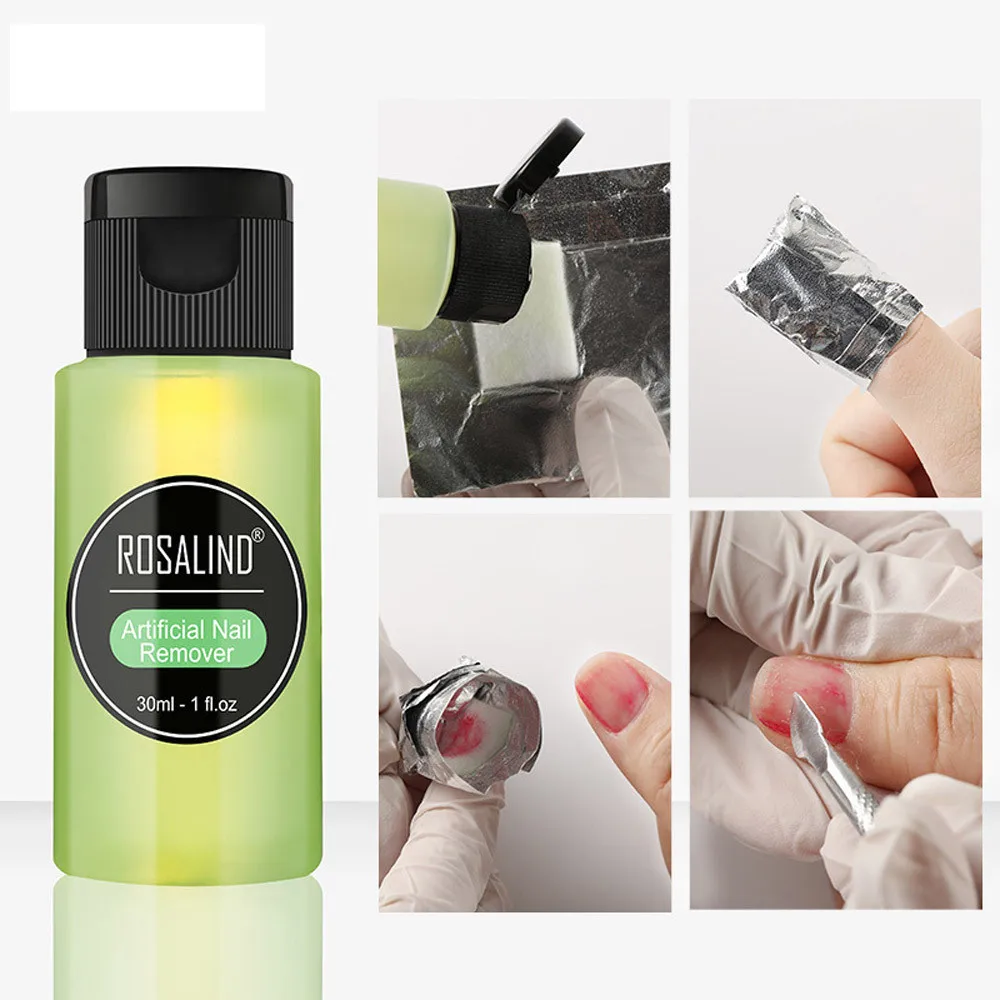

30ml Nail Surface Cleanser Remover UV Gel Polish Remover and Brush Cleaner Tool Removedor de maquillaje #