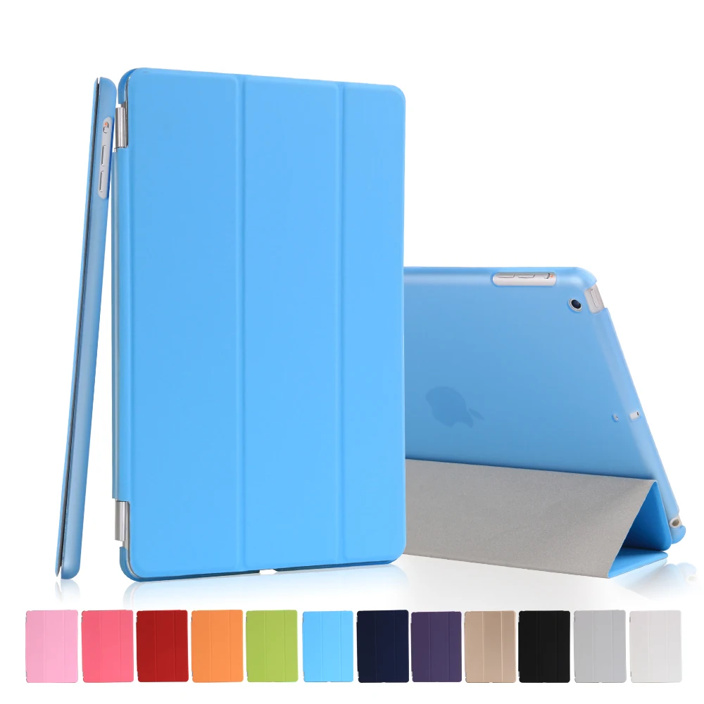 Чехол для for IPad Mini 1/2/3, golp 2 в 1 идеально подходит Магнитный искусственная кожа Smart Cover ПК прозрачный чехол для for IPad Mini 1/ 2/3