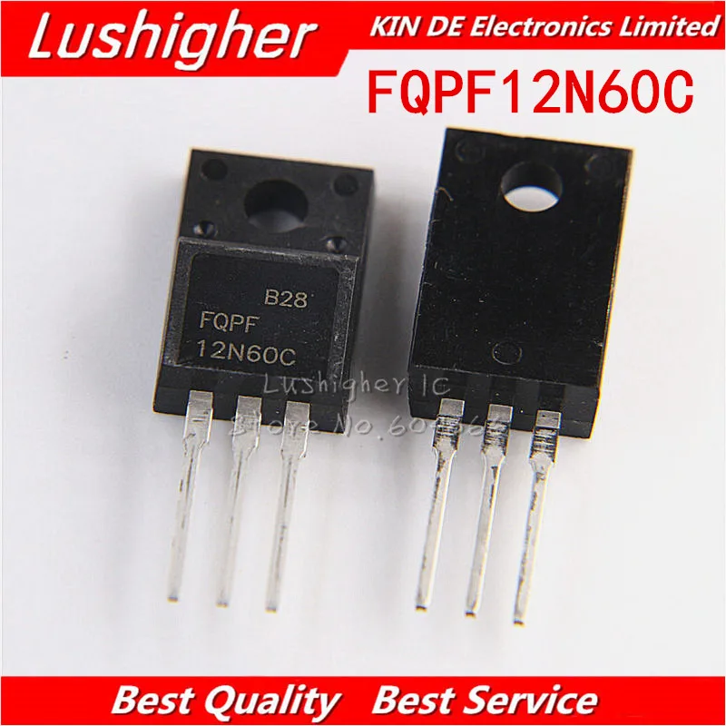 10 шт. FQPF12N60C TO220F 12N60C TO 220 FQPF12N60 12N60 MOSFET новый оригинальный|mosfet to-220|mosfet 10pcsc c |