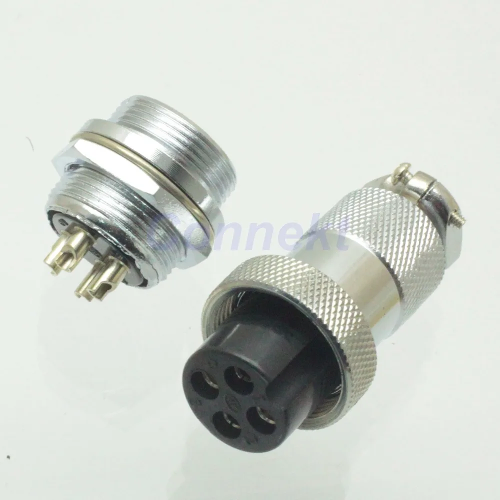 M20 20mm 4 Pin screw type Electrical Plug socket Connectorconnector