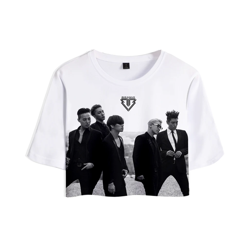 BIGBANG 3D наборы Женский костюм Девушки Сексуальная уличная Корейская мужская пение