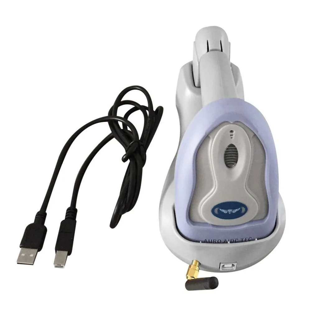 

(Ship From UK)High Speed Cradle Wireless scanning Barcode Scanner WIFI + USB Cable or Supermarket and POS System