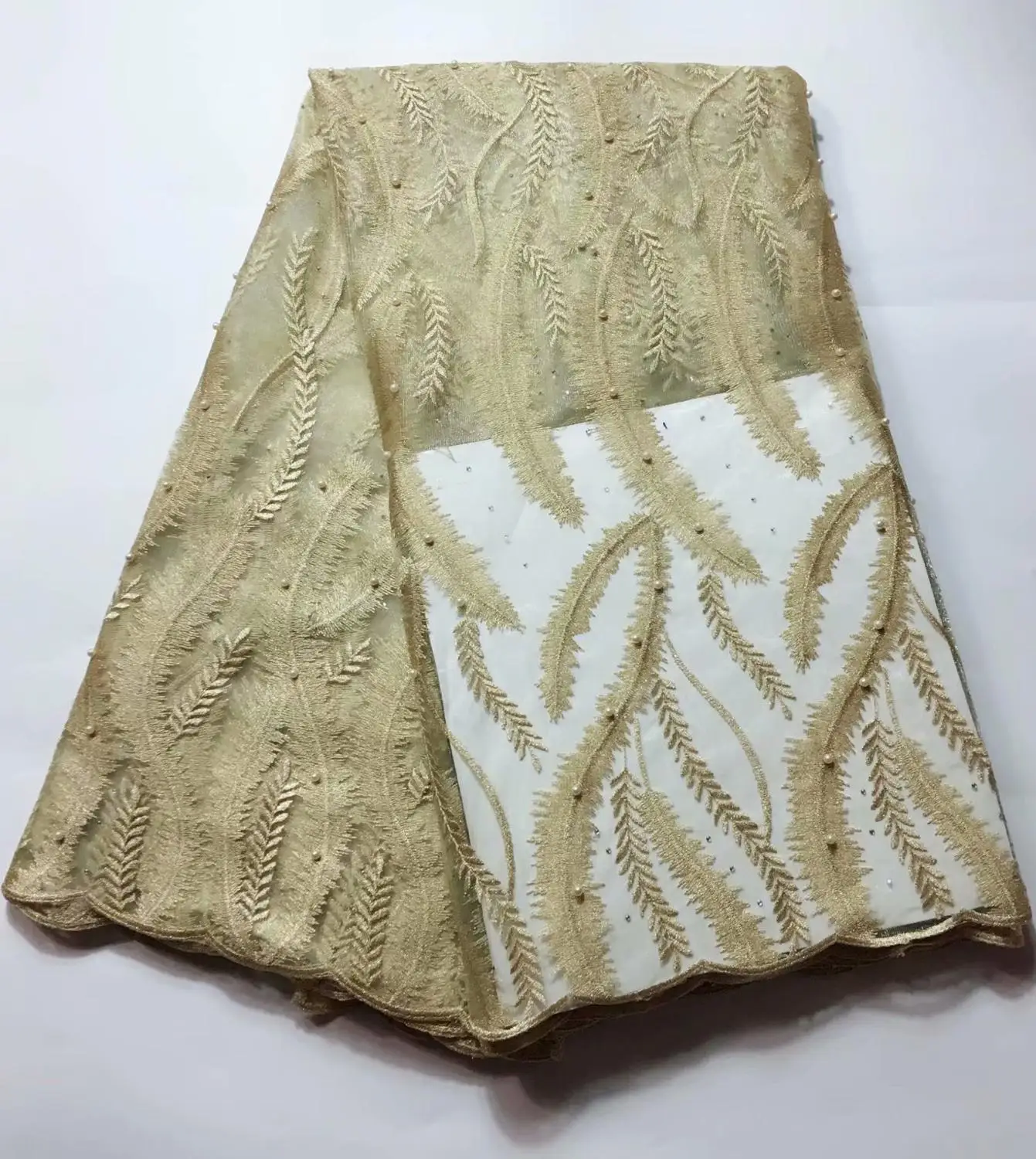 African lace Solid Pattern 120 cm width fabric for Apparel and Fashion sold by the 5Yard | Аксессуары для одежды