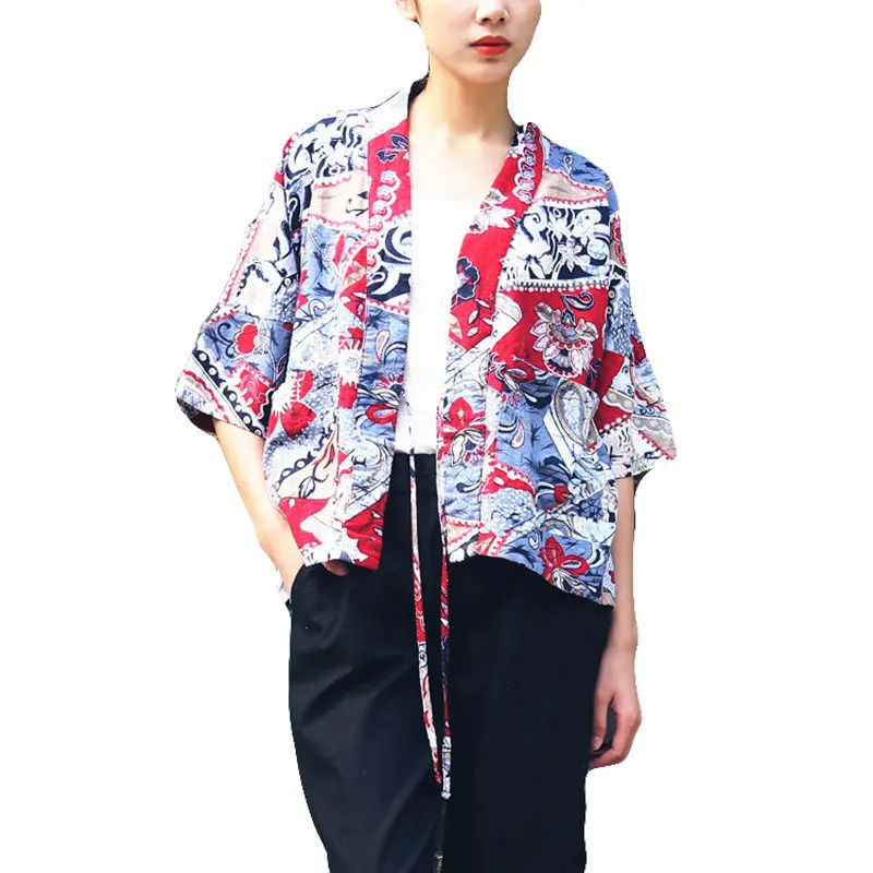 Kimonos Cardigans Women Summer Vintage Tops Chemisier Femme 2017 Women