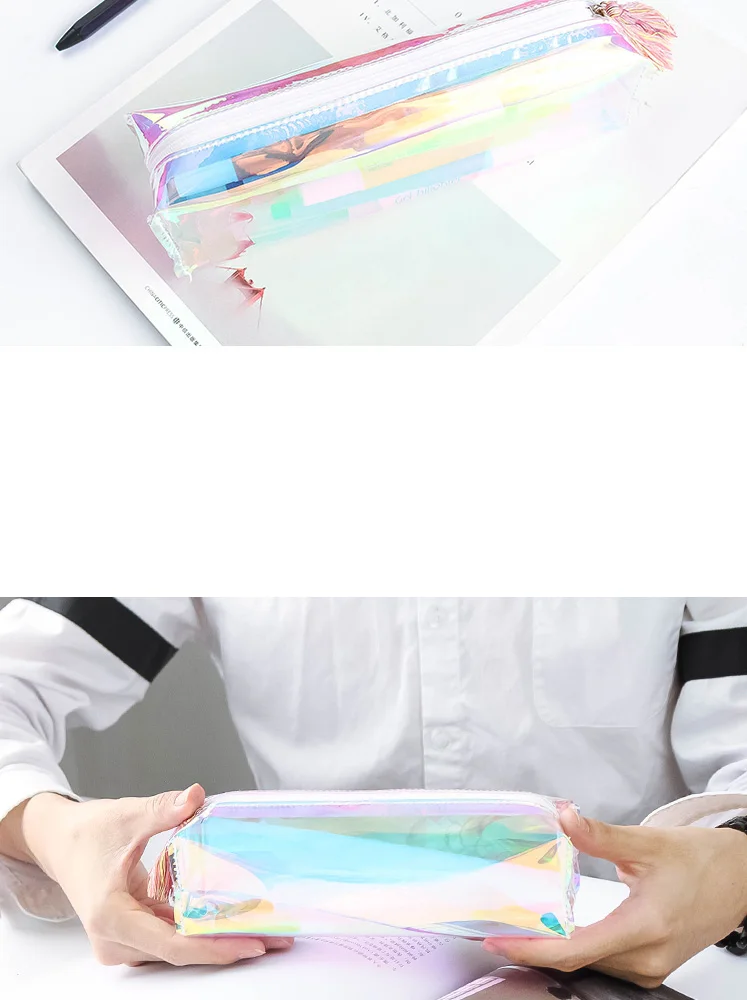 Kawaii Transparent Pencil Case