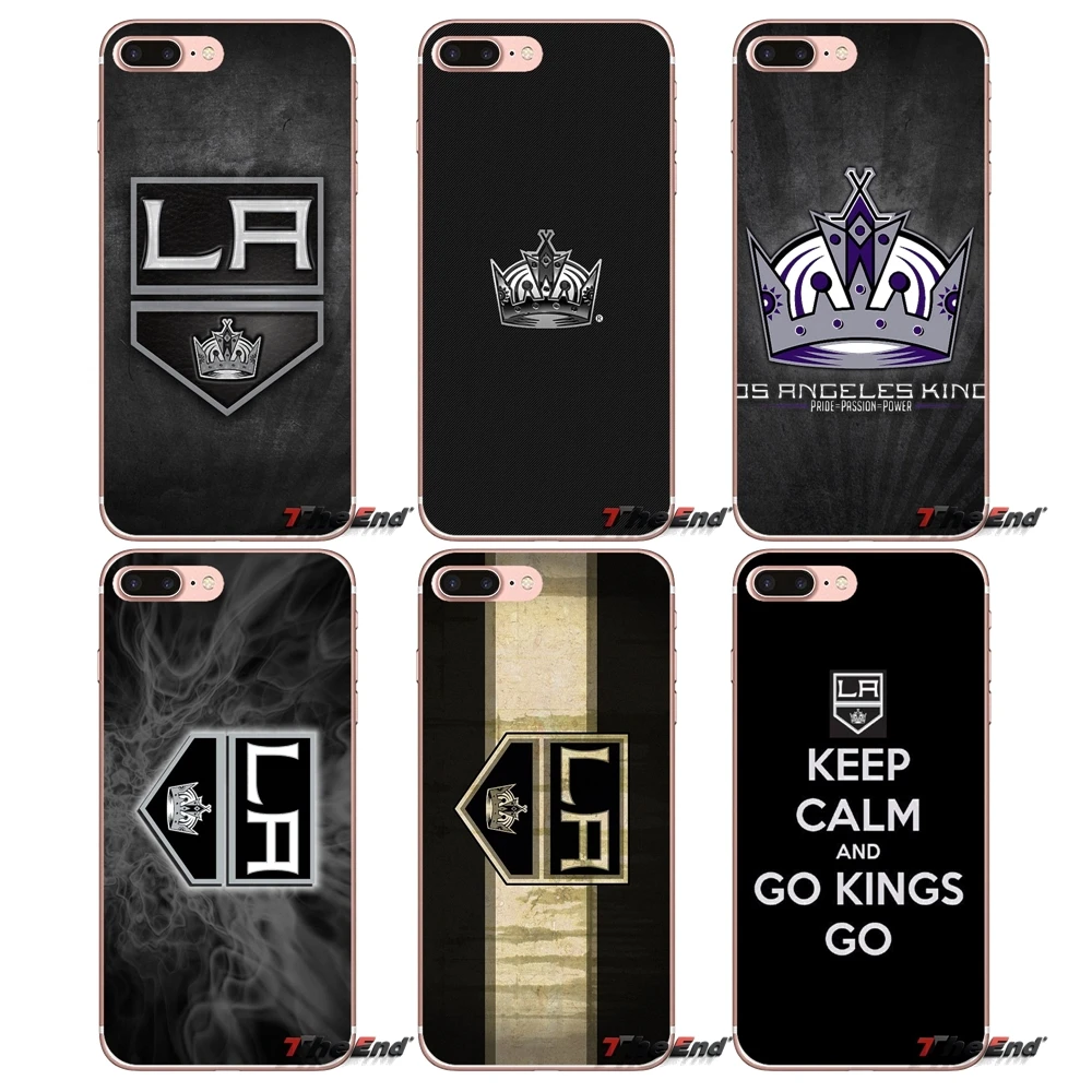 Чехлы для телефонов la kings Ice эмблема хоккейного мотива iPhone X 4 4S 5 5S 5C SE 6 6S 7 8 Plus Samsung
