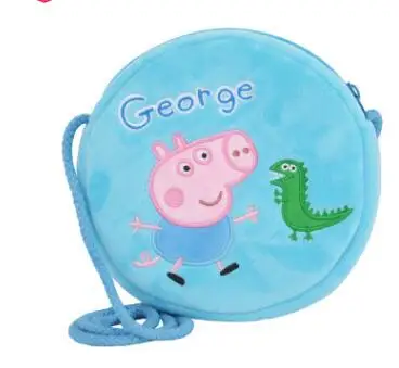 Милый детский чучело Peppa Pig кошелек животные игрушки Джордж Сузи Пеппа Плюшевые кошельки детский сад сумка Рюкзак кошелек деньги школьная сумка