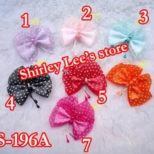 300x4 см органза горошек бант бабочка w/бусы и тычинки акценты, аппликация микс 7 видов цветов