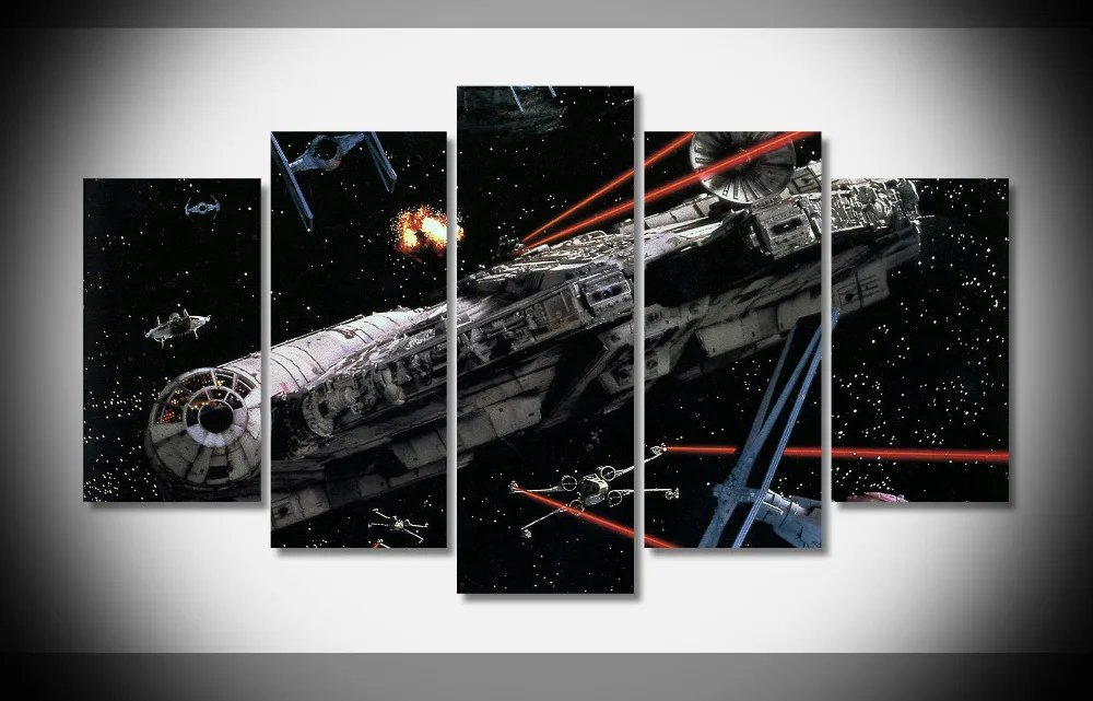 

P2746 Star wars Return of the Jedi movie poster print Framed Gallery wrap art print home wall decor wall picture Already to hang