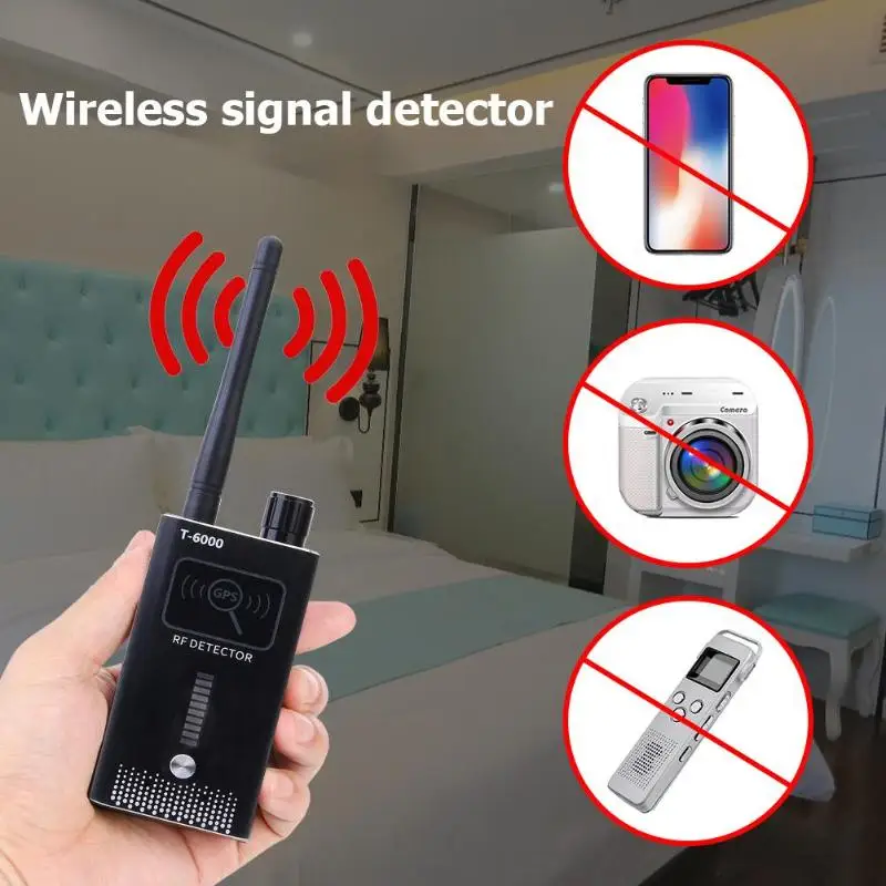 T6000 Wireless Anti Candid Camera GPS Location Tracker Signal Bug Detector