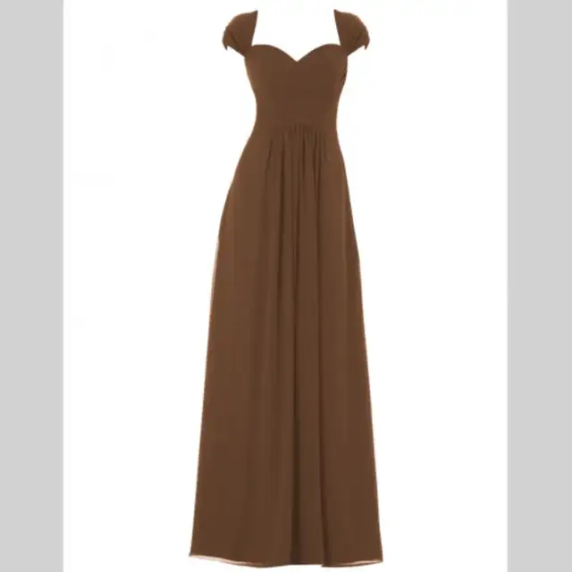 chocolate evening gowns