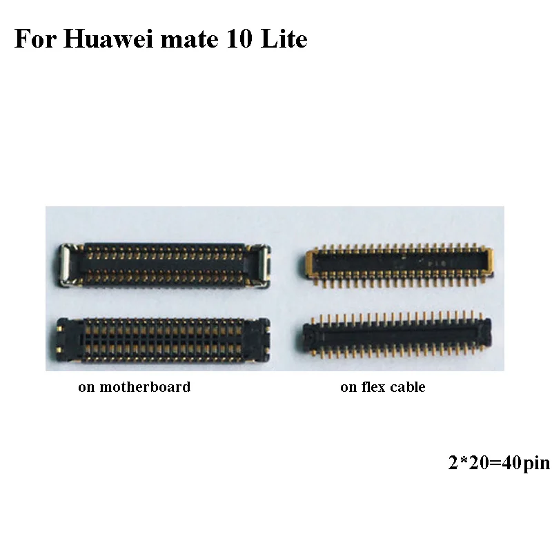 2 шт. FPC Разъем для huawei mate 10 lite 10 lite ЖК-экран на гибком кабеле на материнской плате материнская плата для mate10 lite