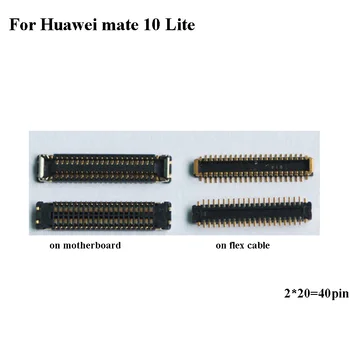 

5PCS FPC connector For Huawei mate 10 lite 10lite LCD display screen on Flex cable on mainboard motherboard For mate10 lite