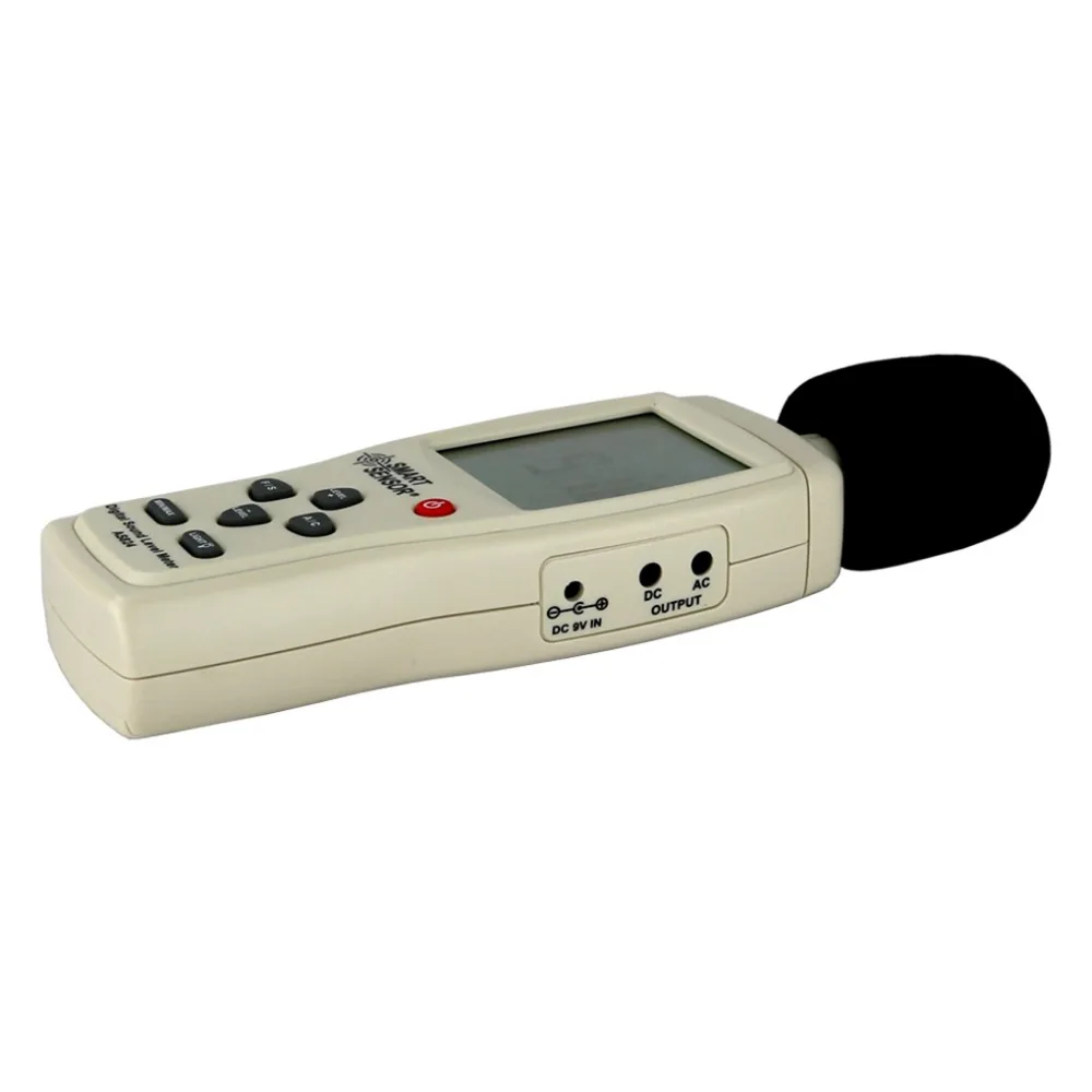 Barry Century Mini Digital Sound Noise Level Meter/Decibel Meter Sound Pressure Level Tester 30~130 dBA 35~130dBC db Meter,AS824 