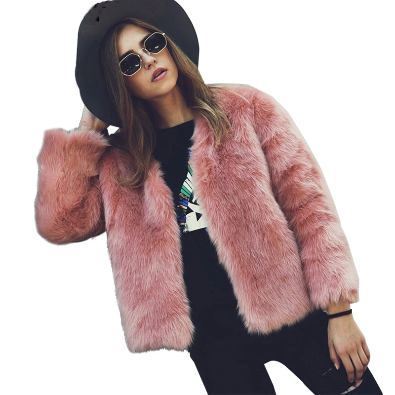 Faux fur coat size 18 Clearance