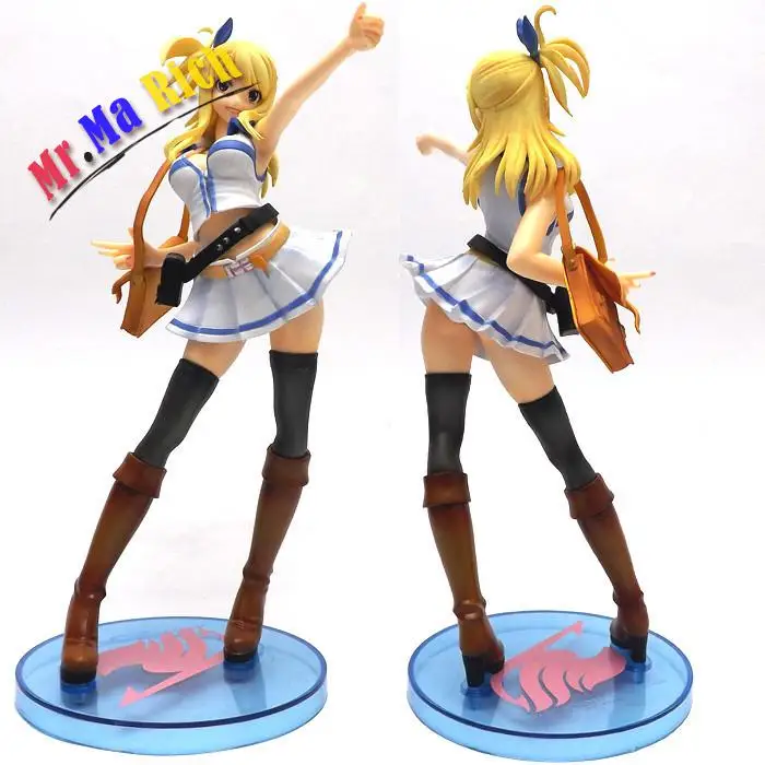 Японское аниме Сказочный хвост Lucy Heartfilia 8 &quotсексуальное литое ПВХ фигурка 1/7