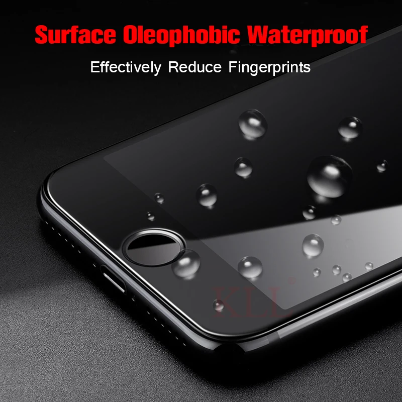Закаленное стекло 5D с полным покрытием для iPhone 8 7 Plus (улучшенная версия 3D 4D) Защита